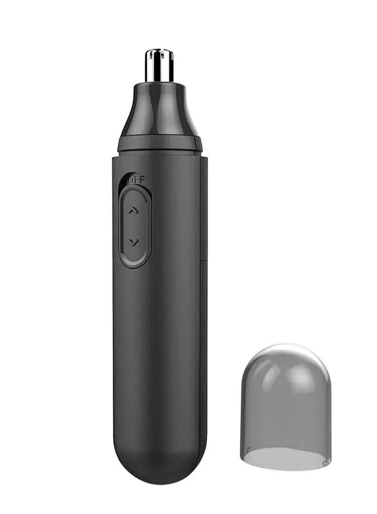 ماكينة تشذيب شعر الأنف والأذن والحواجب 3 في 1 للرجال والنساء، قابلة للشحن عبر USB Type-C ببطارية ليثيوم، شفرة مزدوجة الحواف بتصميم منحني مريح، مقاومة للماء IPX6 مع رأس قابل للفك والغسل، تشغيل هادئ وتصميم محمول خفيف للاستخدام المنزلي والسفر - Image 4