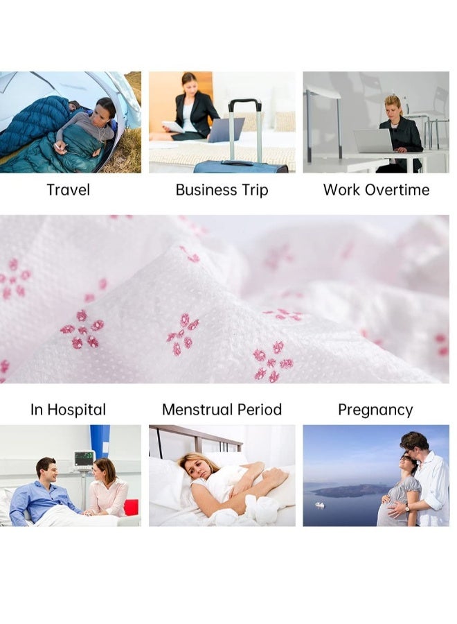 Women's Disposable Nonwoven Underwear, Underwear Ladies Briefs, Paper Printing Panties, for Travel Hotel Spa Hospital Stays Emergencies (14Pcs, Size: L) - Image 5