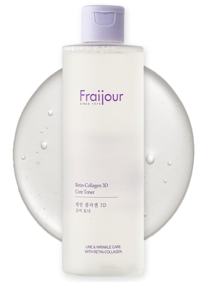 Fraijour Retin-Collagen 3D Core Toner – Anti-Aging Korean Toner with Bakuchiol, 7 Types of Collagen & Hyaluronic Acid, Firms Skin & Reduces Pores, Gentle for Sensitive Skin, 8.45 fl.oz. - Image 1