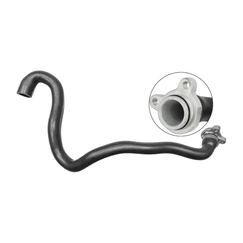 Bomunik Aluminum Fitting Assembly Radiator Coolant Hose for BMW F10 528i 2011 L6 3.0L, Thermostat to Cylinder Head, Replacement: 11537581063 - Image 1