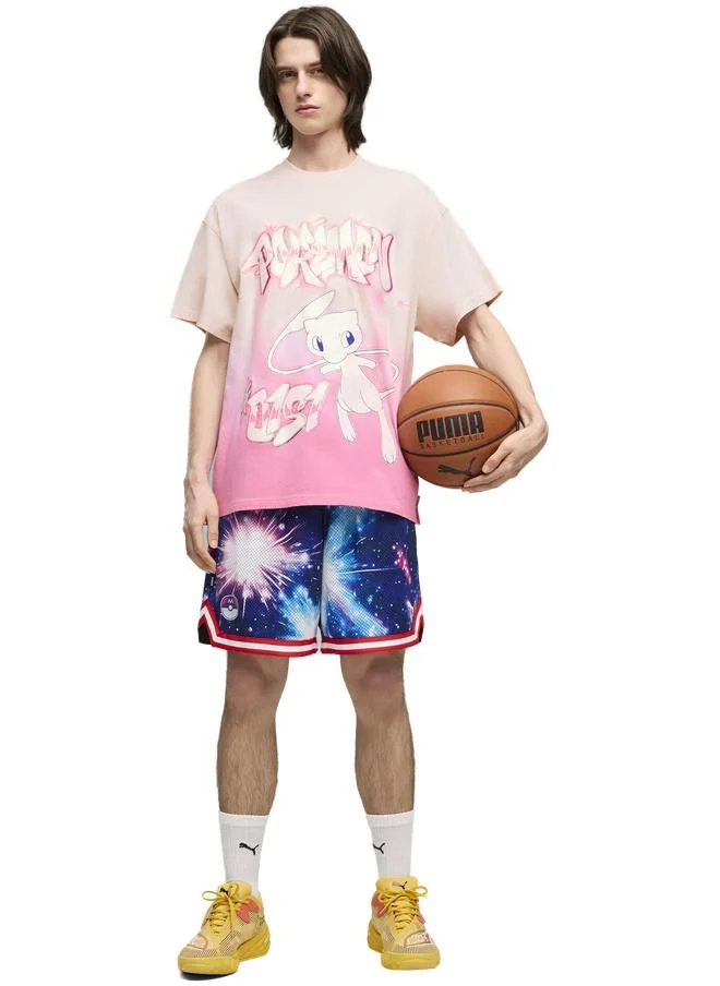 بوما تيشرت PUMA x POKÉMON Shiny Mew بقصة فضفاضة للرجال