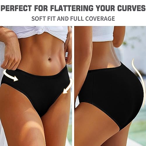 K-CHEONY Womens Underwear Cotton Soft Panties Ladies Breathable Briefs - Image 3