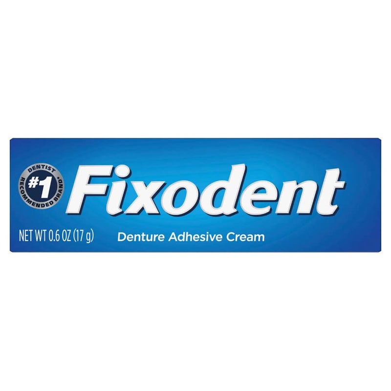 Fixodent Secure Denture Adhesive Cream, 0.6 oz (Pack of 2) - Image 4