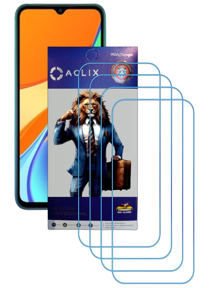 ACLIX 4 Pieces Antistatic ESD Dustproof Premium Quality High Definition Clear Tempered Glass Screen Protector Designed For Xiaomi Redmi 9C - Image 1