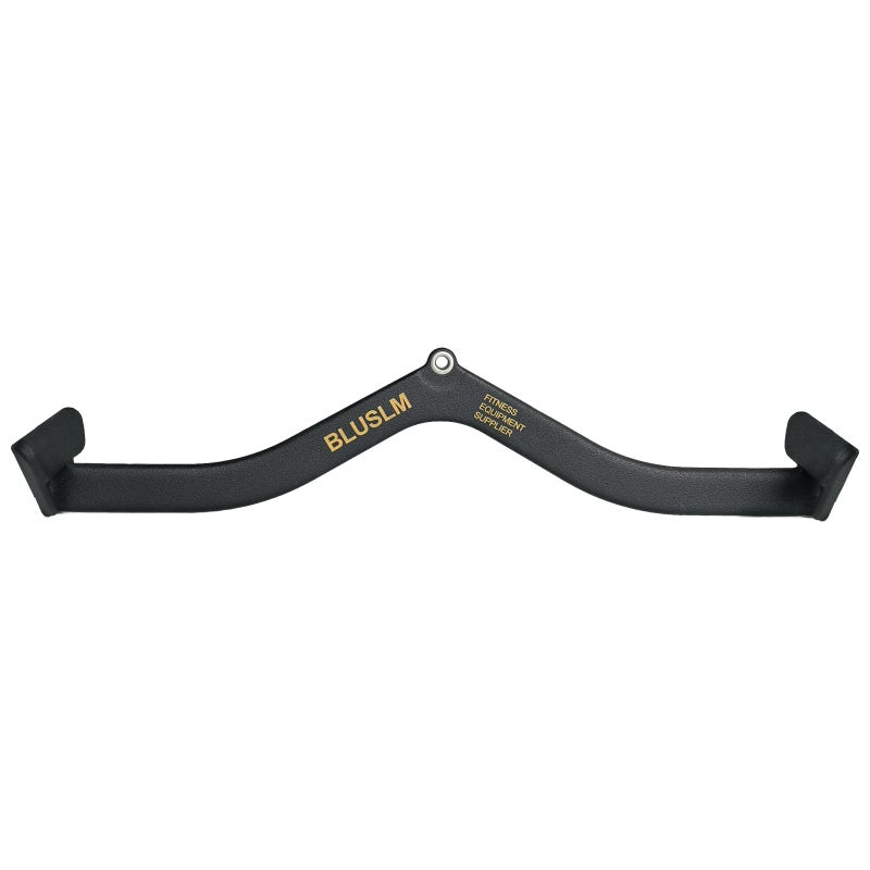 BLUSLM LAT Pull Down Bar for Cable Machine, LAT Pulldown Attachments T-bar V-bar Cable Attachment for Gym, Back Tricep Strength Training Handle (BL4PLUS) - Image 1