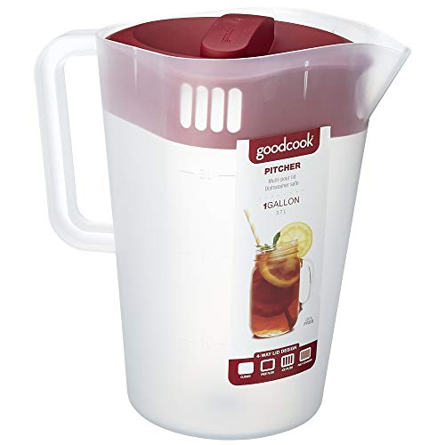 GoodCook 1 Gallon Pitcher with 4 Way Lid, Made Without BPA - Image 2
