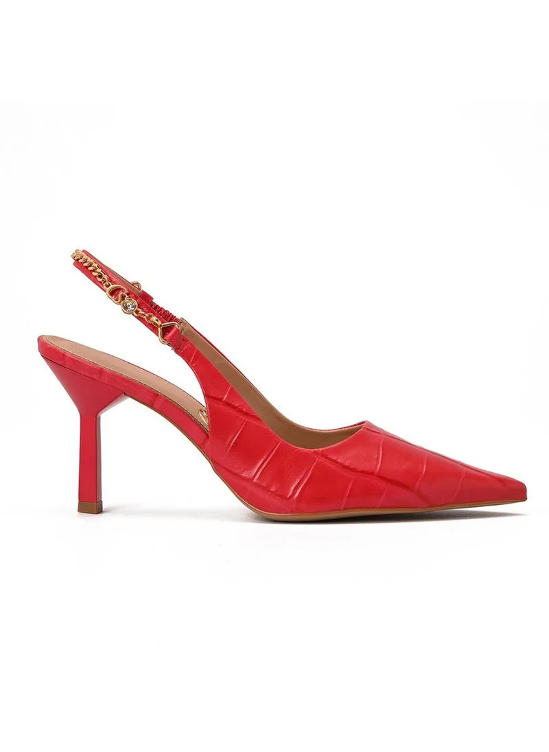Carmen Steffens  Red Orchid Slingback Pump for Women | Best Price UAE