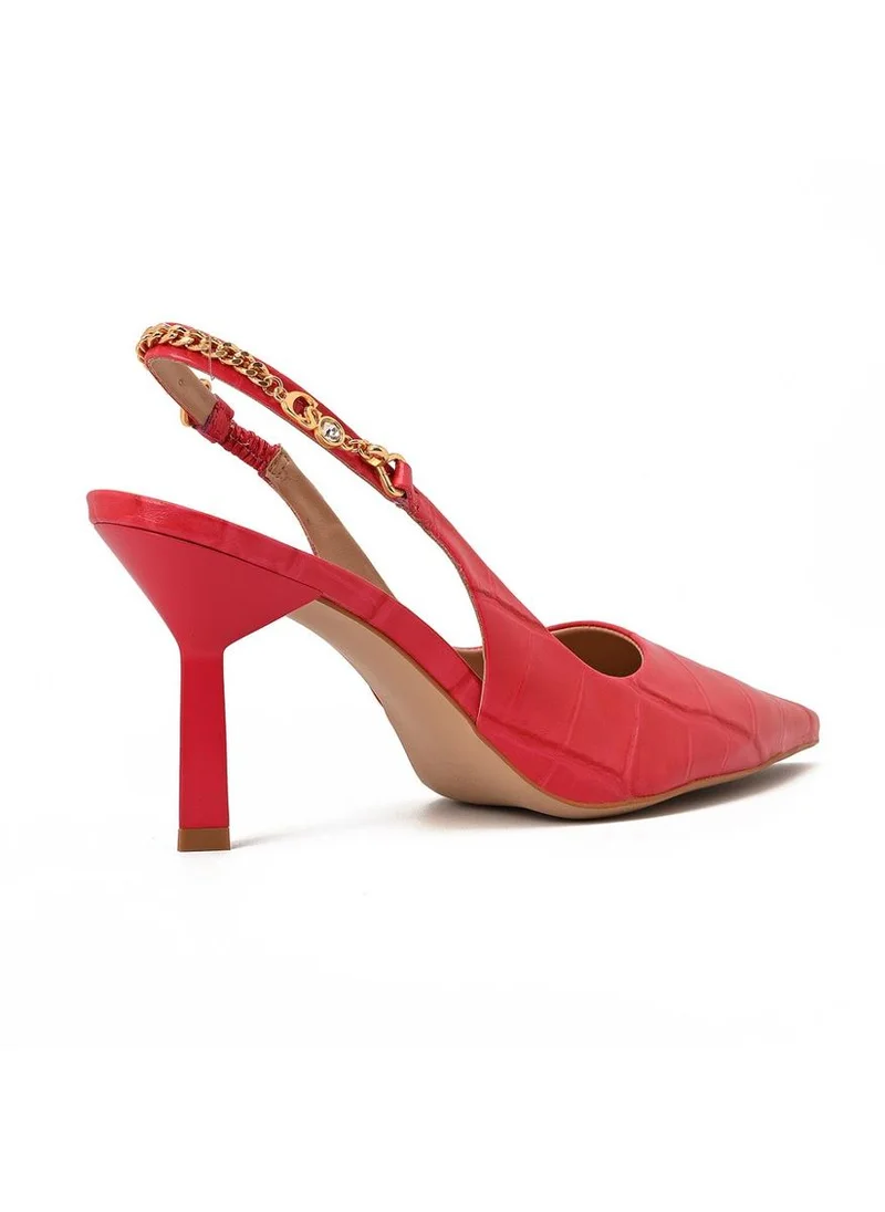 Carmen Steffens  Red Orchid Slingback Pump for Women | Best Price UAE