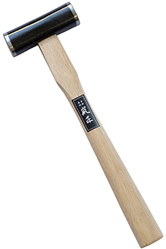 RANSHOU Japanese Carpenter Hammer GENNO 570g / 20 oz Heavy Duty Double Face Woodworking Hammer Wood Handle for Chisel, Japanese Hand Plane, Nail, Made in JAPAN - Image 1