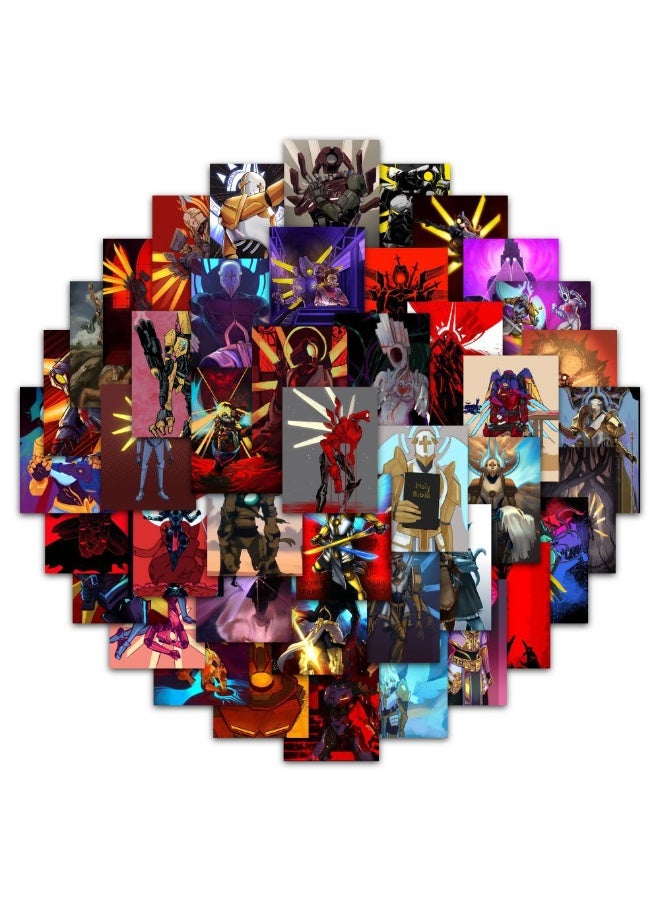 NIBEMINENT 63 قطعة مجموعة ملصقات ULTRAKILL المقاومة للماء، طباعة عالية الدقة بألوان زاهية، مناسبة للكمبيوتر المحمول، لوح التزلج، الأمتعة، زجاجة الماء، الجيتار، الأعمال اليدوية - Image 1