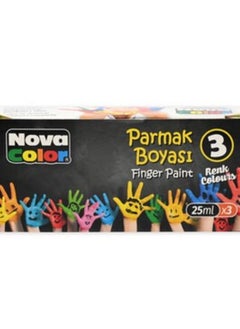 Nova Color Finger Paints 25Ml, 3 Colors (Blue,Red,Yellow) -KRPBNC-137 - pzsku/Z8ABE0880F82D404B57CBZ/45/_/1740395274/986425a3-6d8e-4cb3-9970-4ad211c3ea80