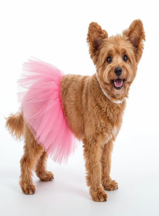Yolev Dog Tutu, Pink Tutu for Dogs,Dog Tutus for Small Dogs,for Small Medium-Sized Pets,Cute DogCostume Skirt Dresses Puppy Outfits for Birthday Wedding Halloween Party Photo Prop Supplies - Image 2
