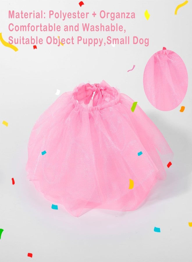 Yolev Dog Tutu, Pink Tutu for Dogs,Dog Tutus for Small Dogs,for Small Medium-Sized Pets,Cute DogCostume Skirt Dresses Puppy Outfits for Birthday Wedding Halloween Party Photo Prop Supplies - Image 4