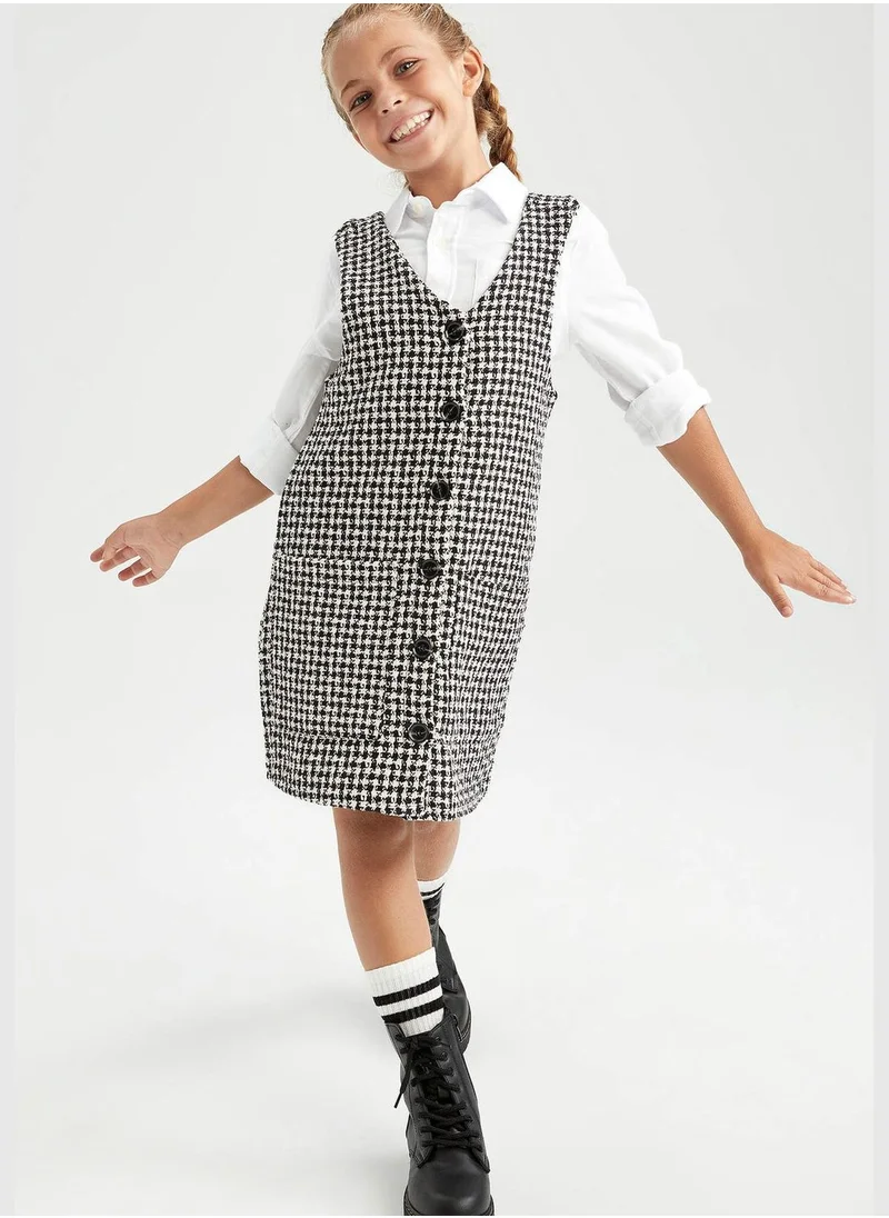 DeFacto 2 Pack Girl Salopet Woven set
