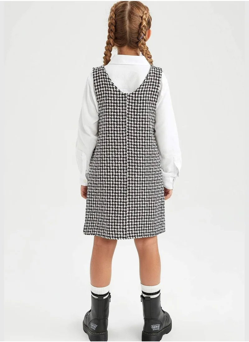 DeFacto 2 Pack Girl Salopet Woven set