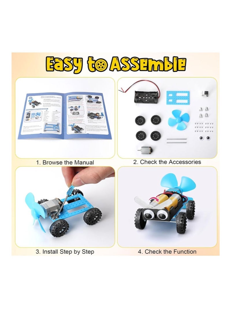 Science Experiment Set for Kids, 5 Set Science Experiments Project, Learning & Education Robot Toys Craft Kits for Boys Girls, Educational STEM Toys DIY Robot Building Set for Kids - Image 5