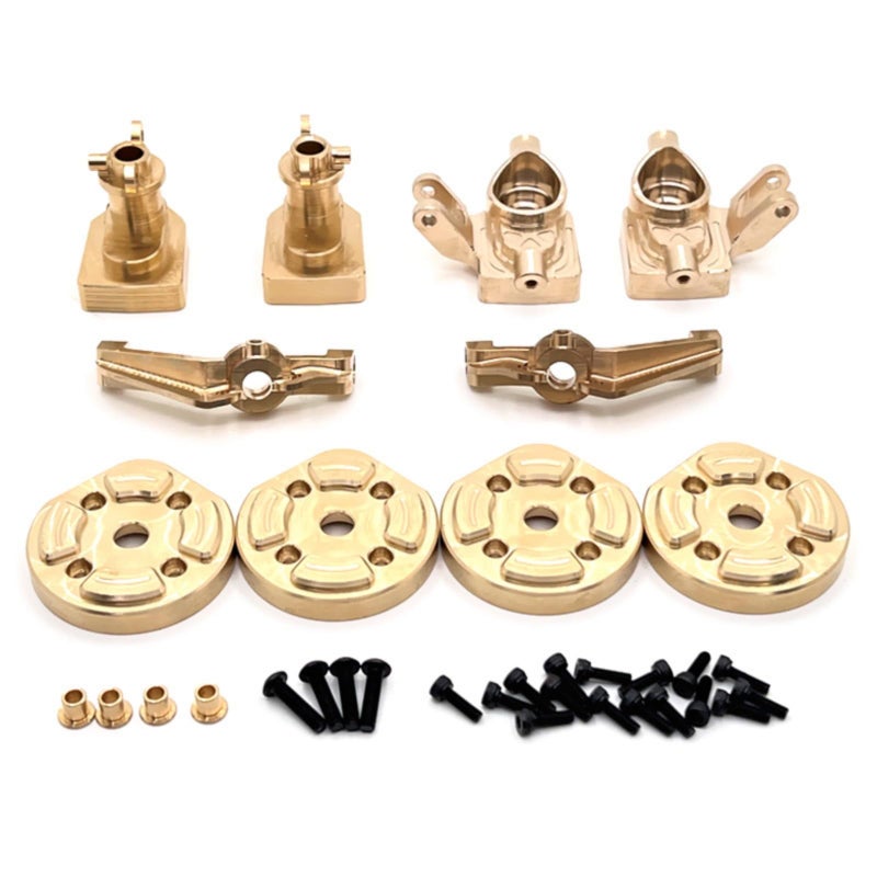 XBERSTAR RC Steering Cup Set for MJX Hyper Go 112 H12Y H12Y Brass Steering Cup C Seat Gear Cover Rear Axle Cup Parts Accessories - Image 3
