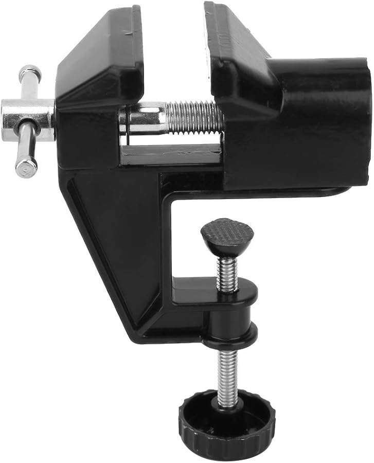 ملزمة طاولة مصغرة من سبائك الألومنيوم، قابلة للدوران 360 درجة، أداة مشبك متينة ومدمجة - Image 2