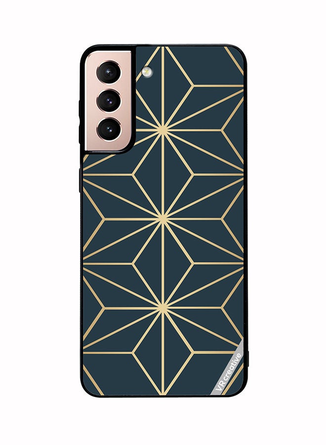 VR CREATIVE Protective Case Cover For Samsung Galaxy S21 5G Asian Icon Design Multicolour - Image 1