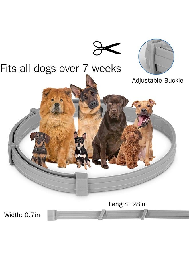 HY Natural Naturally Effective Flea and Tick Collar for Dogs 8 Months Waterproof Protection and Adjustable Design (1 Pack) - Image 2