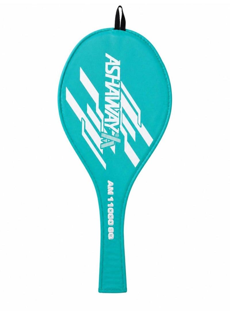 Ashaway AM 11000 SQ Badminton Racket – Lightweight Graphite Frame, High Tension, Professional Performance – Teal/Black - Image 2