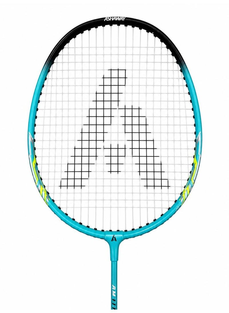 Ashaway AM 11000 SQ Badminton Racket – Lightweight Graphite Frame, High Tension, Professional Performance – Teal/Black - Image 3
