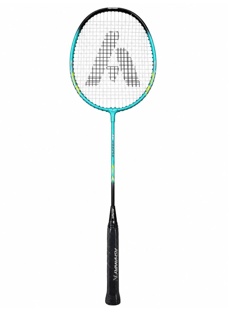 Ashaway AM 11000 SQ Badminton Racket – Lightweight Graphite Frame, High Tension, Professional Performance – Teal/Black - Image 1
