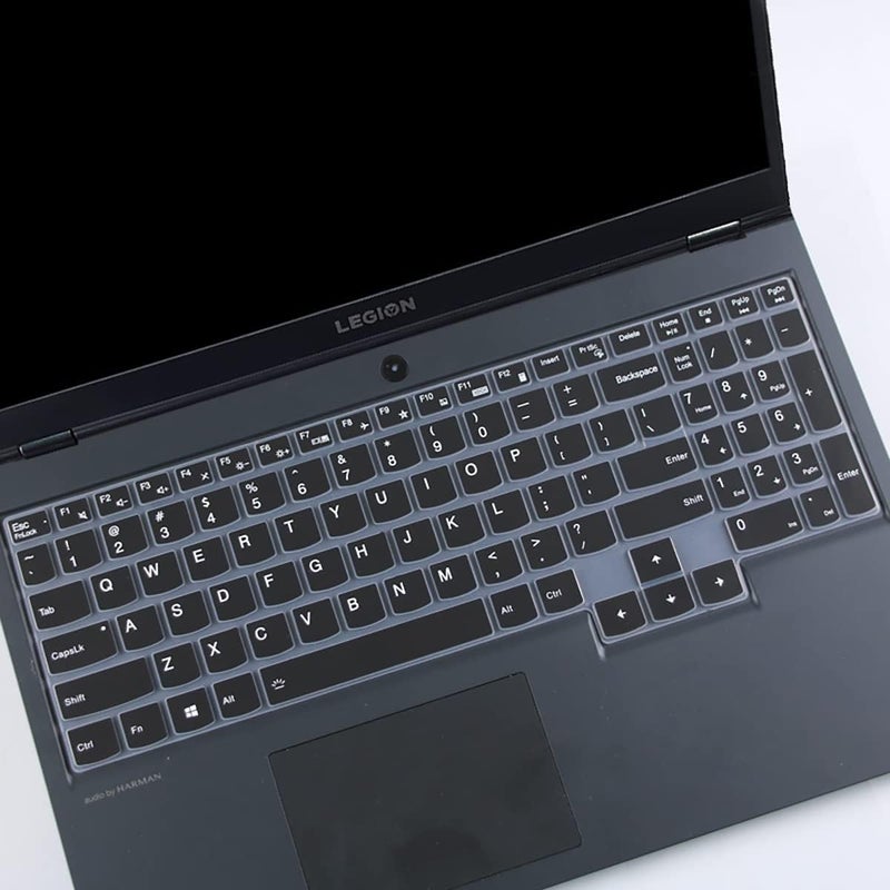 Saco غطاء واقي للوحة مفاتيح اللابتوب لجهاز Lenovo LOQ 15.6 بوصة 2024|Legion 5|Lenovo Legion 5 Pro/Legion Slim 5 5i 16 بوصة|Lenovo ideaPad Gaming 3 3i 15.6 بوصة - أسود - Image 3