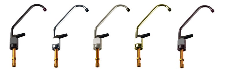 Westbrass Westbrass D2031-NL-50 8"" Touch-Flo Style Pure Cold Water Dispenser Faucet  1-Pack  Powder Coat White - Image 3