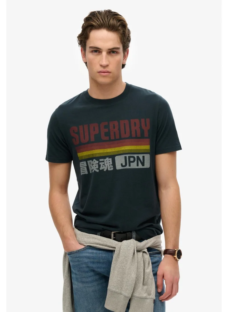 Superdry Japan Stripe Relaxed Tee