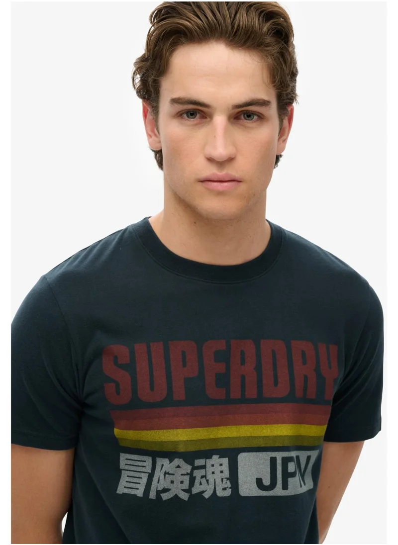 Superdry Japan Stripe Relaxed Tee