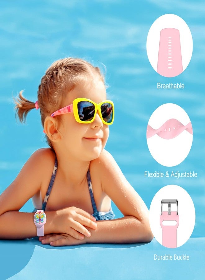typecase Waterproof Air tag Bracelets for Kids (2 Pack) - Soft Silicone Hidden Air tag Wristband - Lightweight GPS Tracker Holder Compatible with Apple Airtag Band for Child - Image 3