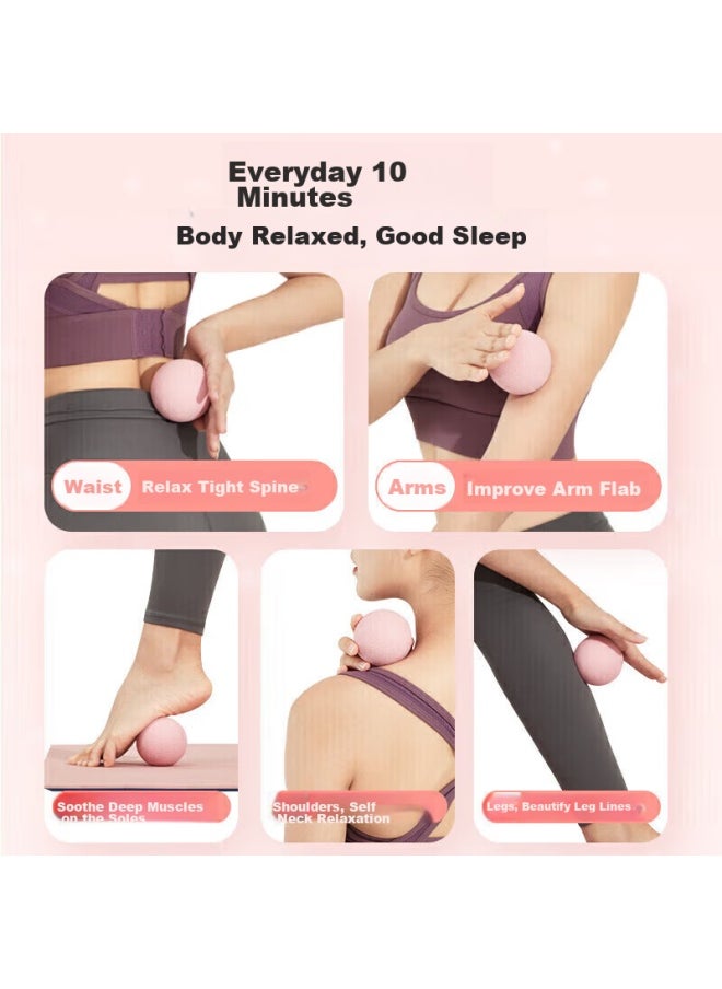 Li-Ning Li-ning Fascia Ball, Foot Fascia Ball, Massage Ball, Back, Foot, Shoulder, Neck Fascia, Waist, Muscle Relaxation, Rehabilitation Massage Ball  - Image 3