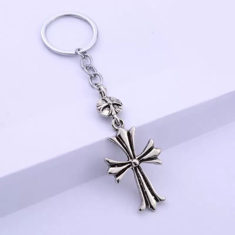 Exquisite Perfume Bottle Keychain Alloy Accessories Inlaid With Rhinestone Keychain Creative Pendant Keychain Small Gift - Image 1