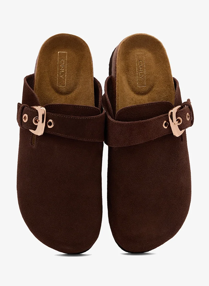 Only  Adjustable Buckle Strap Mules Sandals for Women | Best Price UAE