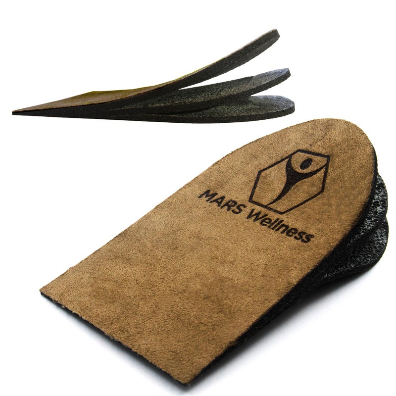 MARS WELLNESS Premium Adjustable Orthopedic Heel Lift - Made in The USA - for Heel Pain and Leg Length Discrepancies - Medium - 1 Single Lift - Image 1