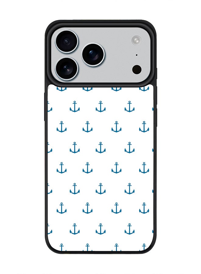 Stylizedd iPhone 17 Pro Max Case, [Compatible with MagSafe] Slim Magnetic cover Phone Case iPhone 17 Pro Max -Anchor Blue - Image 1