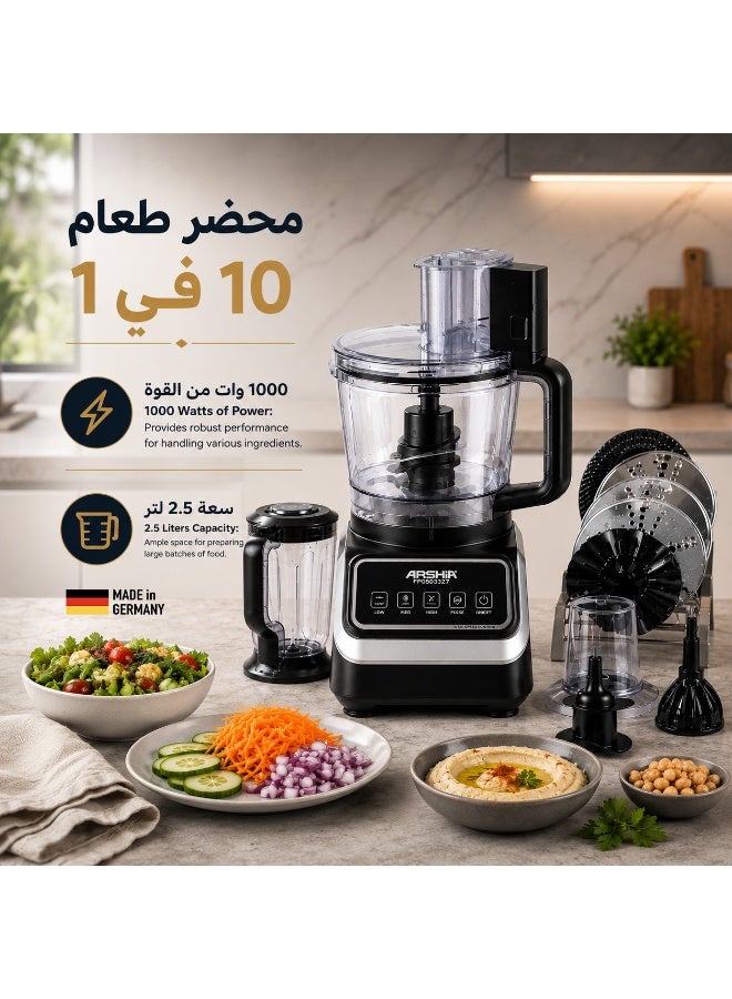آرشيا محضر طعام متعدد الوظائف من أرشيا – قوة عالية مع أوعية متعددة وسرعات مختلفة - Image 3