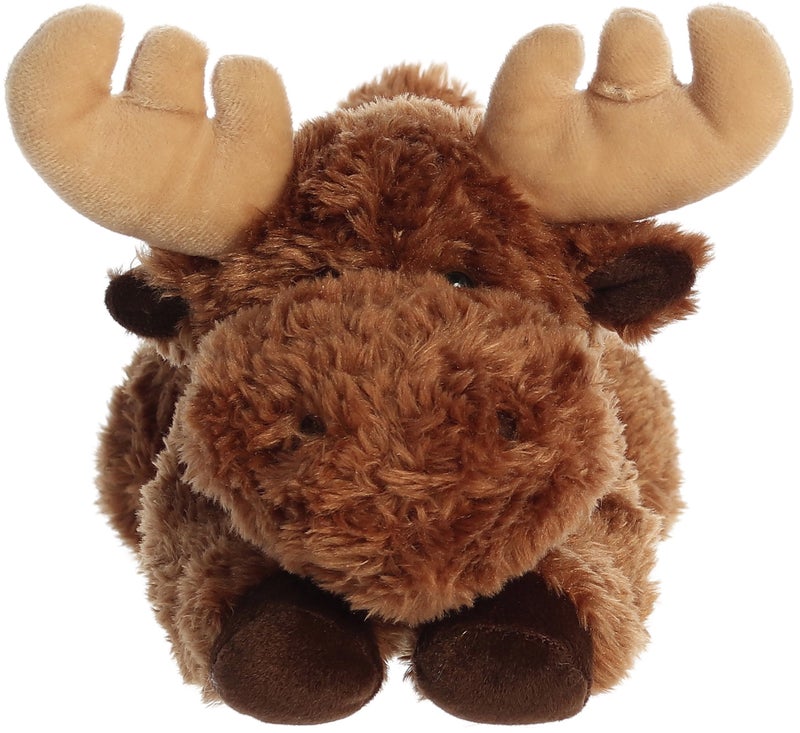 Aurora® Adorable Flopsie™ Moose Stuffed Animal - Playful Ease - Timeless Companions - Brown 12 Inches - Image 2