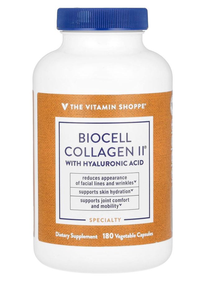 BioCell Collagen II With Hyaluronic Acid 180 Vegetable Capsules - pzsku/Z8ABF5480792CE67D3F61Z/45/_/1730818827/fea38d0e-e626-429c-9563-7602b6a61d90