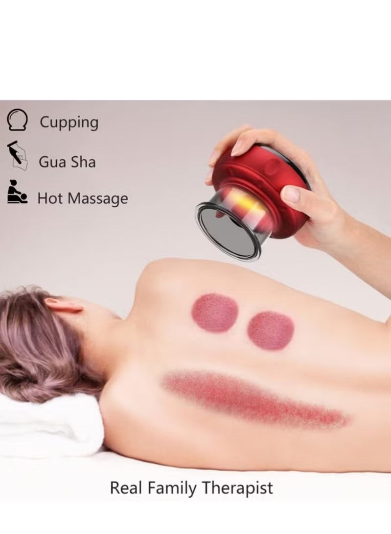 GENNEXT "Cupping Set, Gua Sha – 3-in-1 Smart Dynamic Massage Tool, Rechargeable Cellulite Massager, Anti-Cellulite Chinese Cups Therapy" - Image 2
