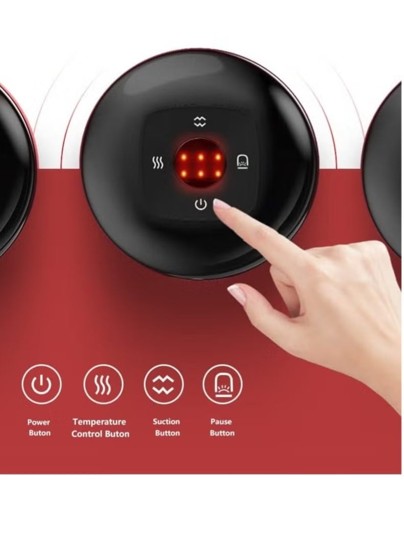 GENNEXT "Cupping Set, Gua Sha – 3-in-1 Smart Dynamic Massage Tool, Rechargeable Cellulite Massager, Anti-Cellulite Chinese Cups Therapy" - Image 4