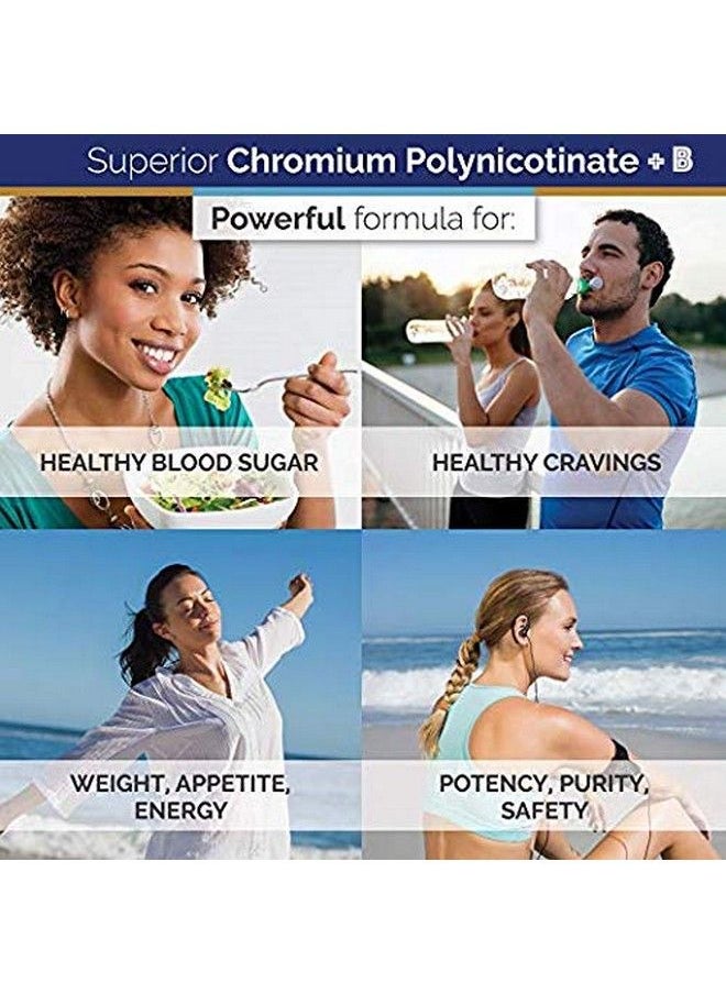 Superior Labs - Pure Chromium Polynicotinate Supplement Made In Usa 200Mcg + Vitamin B3 For Optimal Absorption Veggie Cap 14 Week Supply - Image 1