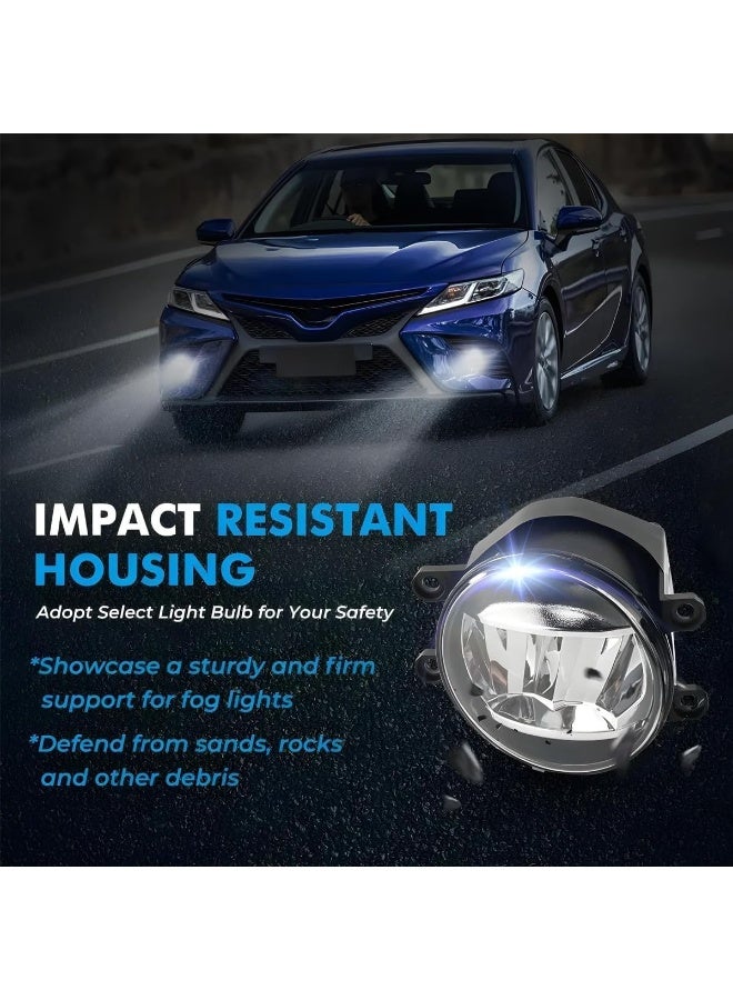 KASHAFI CM2018TY-LED Fog Lamp for Toyota Camry 2018 – High Penetration LED Front Bumper Fog Light Assembly, Waterproof Impact-Resistant Housing, Clear Lens Driving Lamp Replacement for Improved Visibility - Image 3