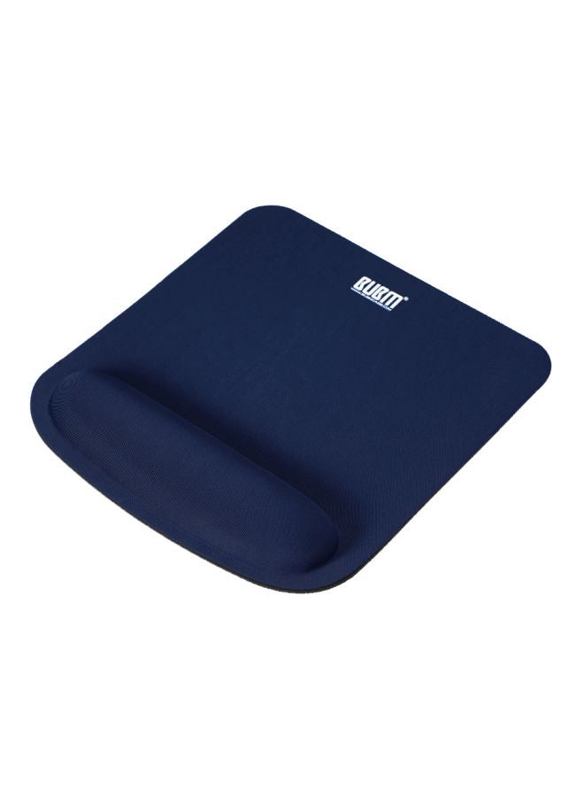 BUBM Portable Wrist Support Mouse Pad Dark Blue - Image 1