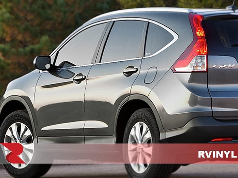 Rvinyl Pillar Post Window Trim for Honda CR-V 2007-2011 - Matte Black - Image 2
