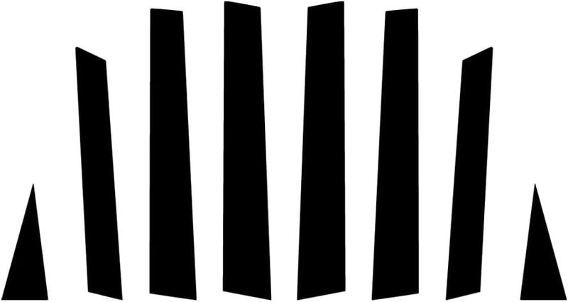 Rvinyl Pillar Post Window Trim for Honda CR-V 2007-2011 - Matte Black - Image 4