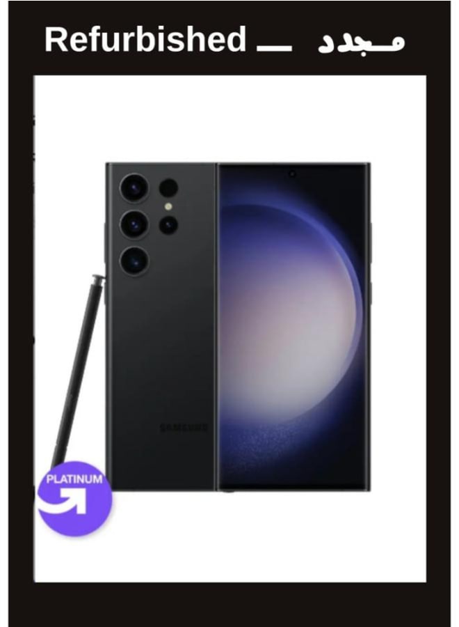 Refurbished, S23 ULTRA, 256GB, 12RAM, 5G, Dual SIM, Phantom Black, Local Warranty | Platinum Grade | UPGRADE Refurbished