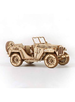 Rolife 3D Wooden Puzzle Craft Model Kits Best Toys Gifts For Teens And Adults (Vintage Car)  - Image 1