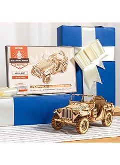 Rolife 3D Wooden Puzzle Craft Model Kits Best Toys Gifts For Teens And Adults (Vintage Car)  - Image 5